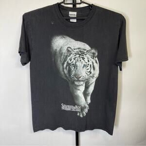 Vintage Siegfried & Roy Las Vegas Mirage Tiger Shirt Size Large Men’s